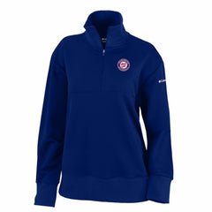 Washington Nationals Women's Birchwood Hills Quarter-Zip Pullover Navy