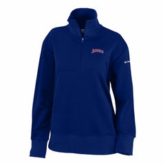 Los Angeles Angels Women's Birchwood Hills Quarter-Zip Pullover Navy