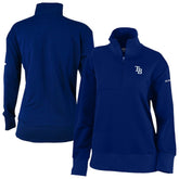 Tampa Bay Rays Women's Birchwood Hills Quarter-Zip Pullover Navy