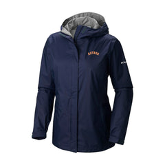 Houston Astros Women's Arcadia II Omni-Tech Full-Zip Hoodie Rain Jacket Navy