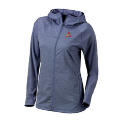 St. Louis Cardinals Women's Half Shot Full-Zip Hoodie Navy