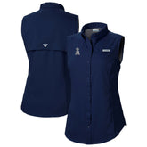 Los Angeles Angels Women's Tamiami Sleeveless Shirt Navy