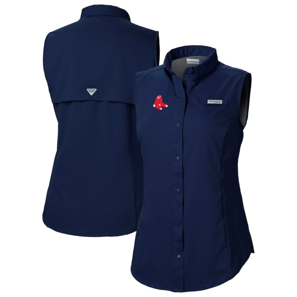 Boston Red Sox Women's Tamiami Sleeveless Shirt Navy