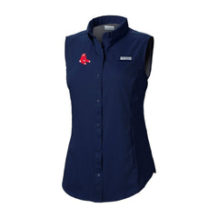 Boston Red Sox Women's Tamiami Sleeveless Shirt Navy