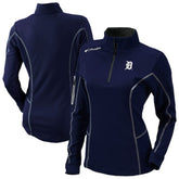 Detroit Tigers Shotgun Quarter-Zip Top Navy