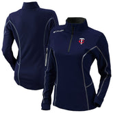 Minnesota Twins Shotgun Quarter-Zip Top Navy
