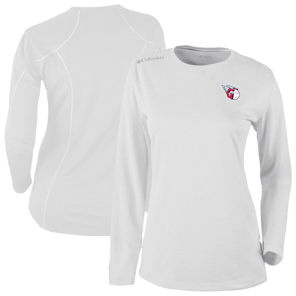 Cleveland Guardians Shotgun Long Sleeve T-Shirt White