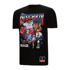 Alexander Ovechkin Washington Capitals Mitchell & Ness NHL All-Time Leading Goal Scorer Graphic T-Shirt - Black T-shirts