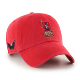 Alexander Ovechkin Washington Capitals '47 895 Most Goals of All Time Clean Up Adjustable Hat - Red Hats