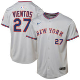 Mark Vientos New York Mets Youth Road Limited Jersey - Gray