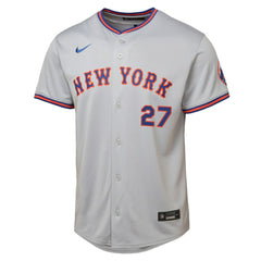 Mark Vientos New York Mets Youth Road Limited Jersey - Gray