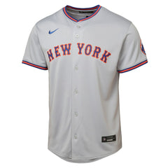New York Mets Youth Road Limited Jersey Gray
