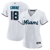 Griffin Conine Miami Marlins Women's Home Replica Jersey White