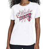 Minnesota Twins Starter Women's Drive-In T-Shirt White
