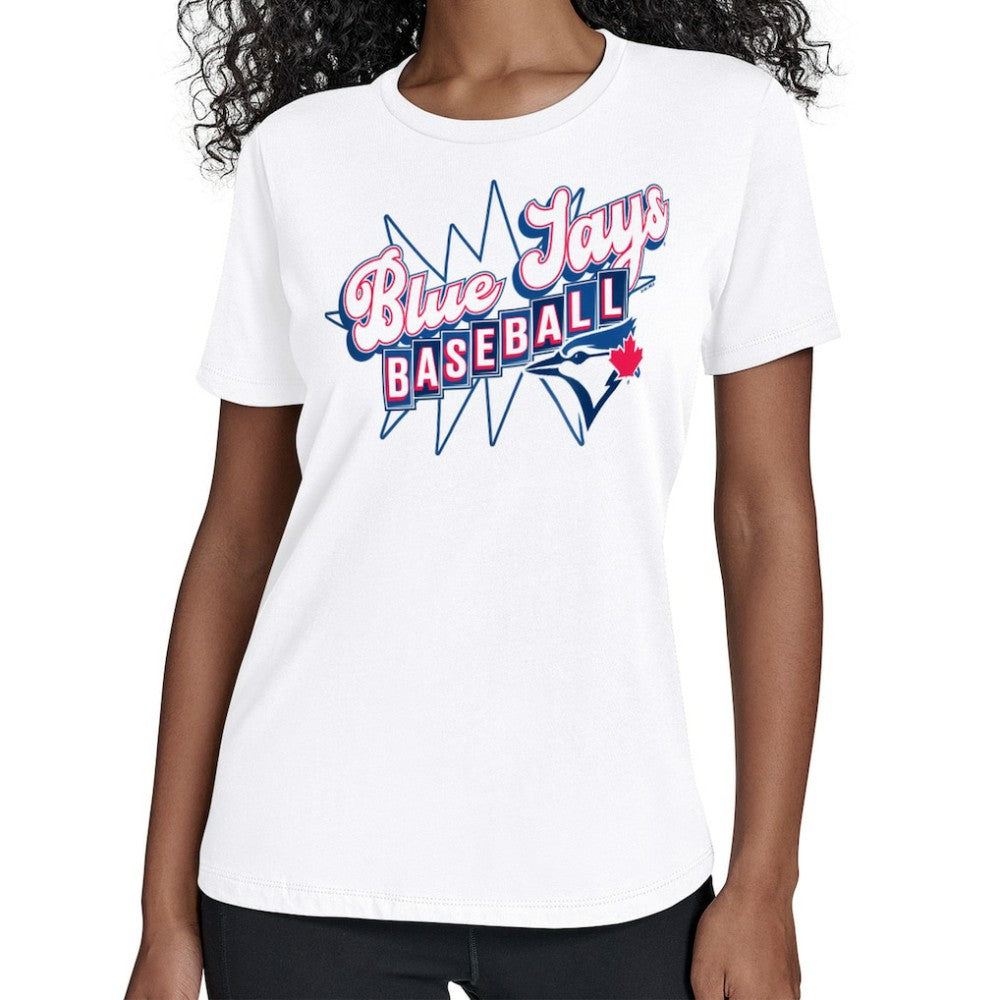 Toronto Blue Jays Starter Women's Drive-In T-Shirt White