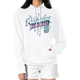Seattle Mariners Starter Women's Drive-In Pullover Hoodie White