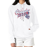 Texas Rangers Starter Women's Drive-In Pullover Hoodie White