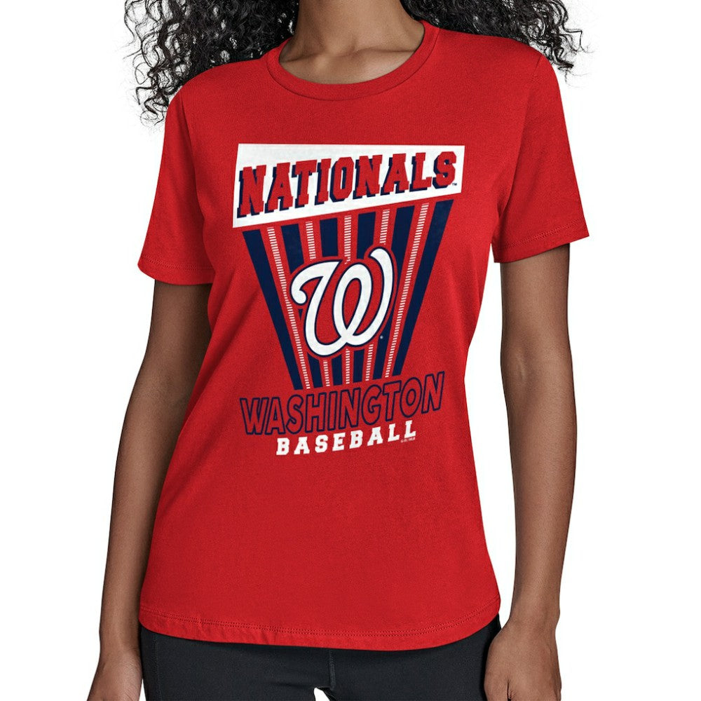 Washington Nationals Starter Women's Poster Print T-Shirt Red