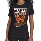 San Francisco Giants Starter Women's Poster Print T-Shirt Black