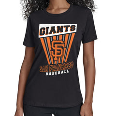 San Francisco Giants Starter Women's Poster Print T-Shirt Black