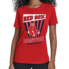 Boston Red Sox Starter Women's Poster Print T-Shirt Red