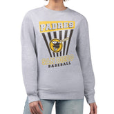 San Diego Padres Starter Women's Poster Print Pullover Sweatshirt Gray