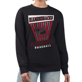 Arizona Diamondbacks Starter Women's Poster Print Pullover Sweatshirt Black