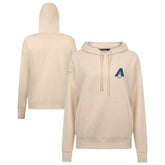 Arizona Diamondbacks Levelwear Women's Cooperstown Collection Adorn Core Logo Pullover Hoodie Khaki