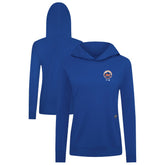 New York Mets Levelwear Women's Cooperstown Collection Relay Core Logo Pullover Hoodie Royal
