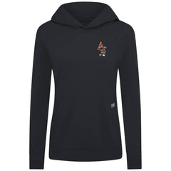 Baltimore Orioles Levelwear Women's Cooperstown Collection Relay Core Logo Pullover Hoodie Black
