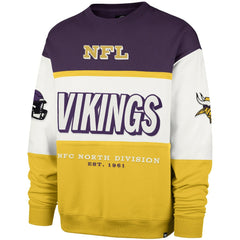 Minnesota Vikings '47 Breeze Maximalist Sweatshirt - Purple/Gold sale