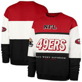 San Francisco 49ers '47 Breeze Maximalist Sweatshirt - Scarlet/Black outlet