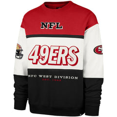 San Francisco 49ers '47 Breeze Maximalist Sweatshirt - Scarlet/Black outlet