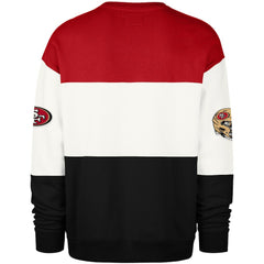 San Francisco 49ers '47 Breeze Maximalist Sweatshirt - Scarlet/Black outlet