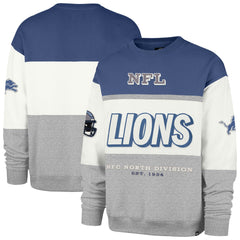 Detroit Lions '47 Breeze Maximalist Sweatshirt - Blue/Gray on sale