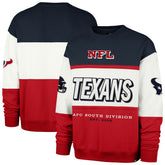 Houston Texans '47 Breeze Maximalist Sweatshirt - Navy/Red for sale