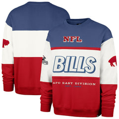 Buffalo Bills '47 Throwback Breeze Maximalist Sweatshirt - Royal/Red outlet