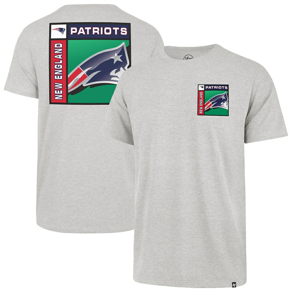 New England Patriots '47 Chrome Plate Franklin T-Shirt - Gray outlet