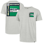 Seattle Seahawks '47 Chrome Plate Franklin T-Shirt - Gray for sale