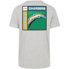 Los Angeles Chargers '47 Chrome Plate Franklin T-Shirt - Gray for sale