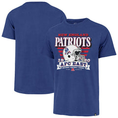 New England Patriots '47 Stripe Splash Franklin Throwback T-Shirt - Royal for sale