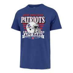 New England Patriots '47 Stripe Splash Franklin Throwback T-Shirt - Royal for sale