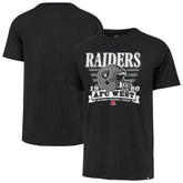 Las Vegas Raiders '47 Stripe Splash Franklin Throwback T-Shirt - Black online