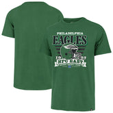 Philadelphia Eagles '47 Stripe Splash Franklin Throwback T-Shirt - Kelly Green cheap
