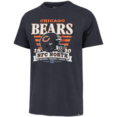 Chicago Bears '47 Stripe Splash Franklin Throwback T-Shirt - Navy for sale