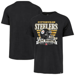 Pittsburgh Steelers '47 Stripe Splash Franklin Throwback T-Shirt - Black outlet