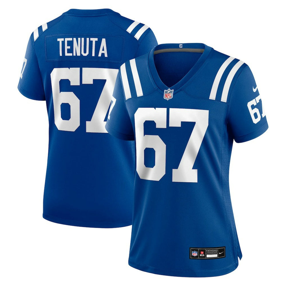 Luke Tenuta Indianapolis Colts Women's Team Game Jersey - Royal outlet