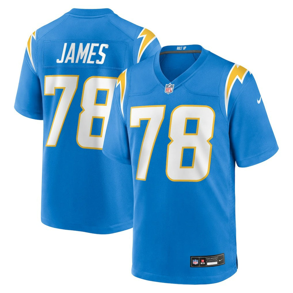 Andre James Los Angeles Chargers Team Game Jersey - Powder Blue cheap