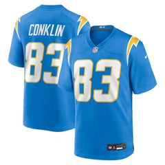 Tyler Conklin Los Angeles Chargers Team Game Jersey - Powder Blue online