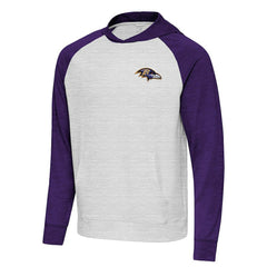 Baltimore Ravens Antigua Urgent Pullover Hoodie - Purple/Gray cheap